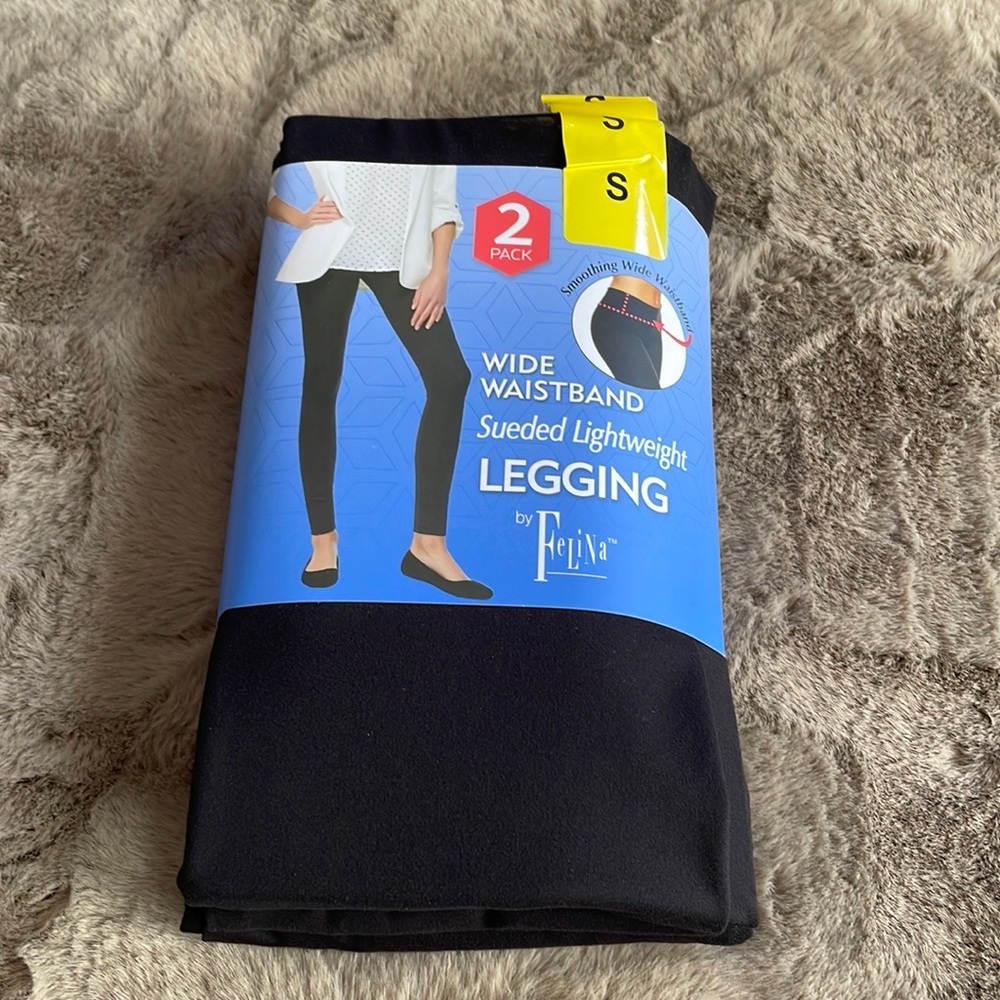 Felina - 2 Pack Sueded lightweight Leggings
